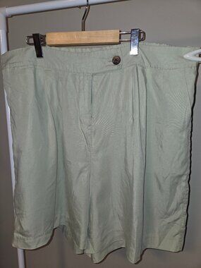 Addition Elle Dress Shorts Green Size 20